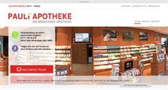 Desktop Screenshot of pauli-apotheke.de