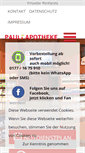 Mobile Screenshot of pauli-apotheke.de